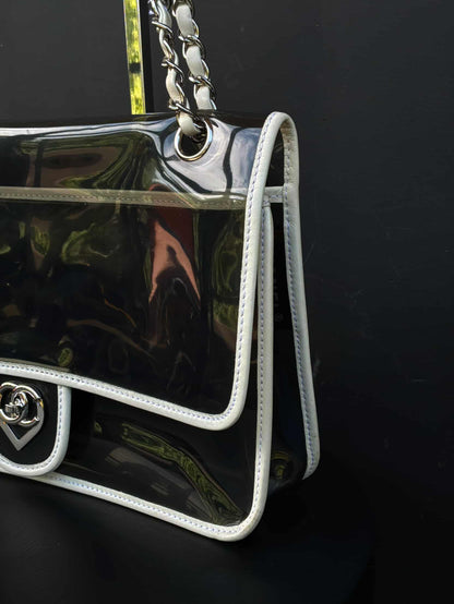 Chanel Heart CC PVC Flap Bag