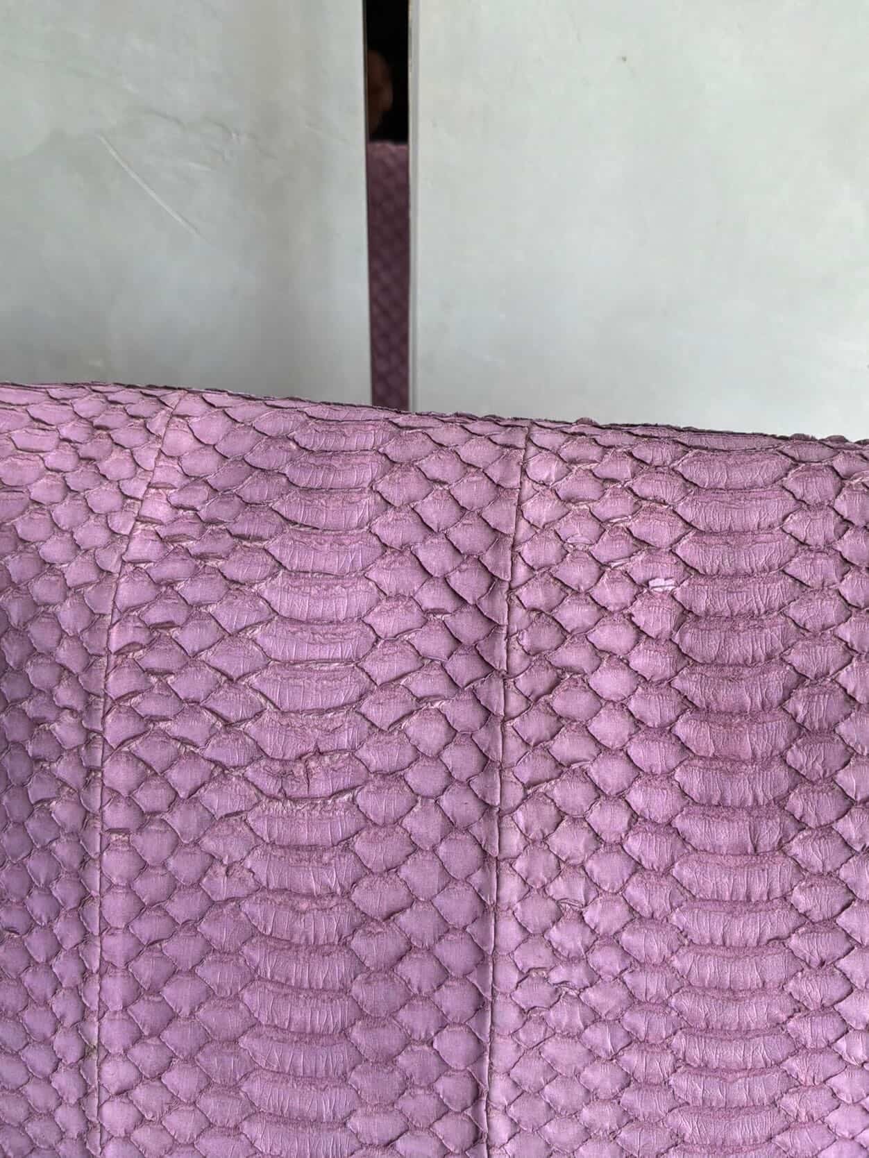 Fendi Python Leather Large Mamma Baguette Bag