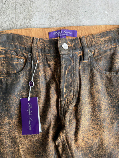 Ralph Lauren Purple Label Wax Coated Jeans