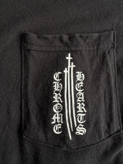 Chrome Hearts Triple Sword Logo Tee