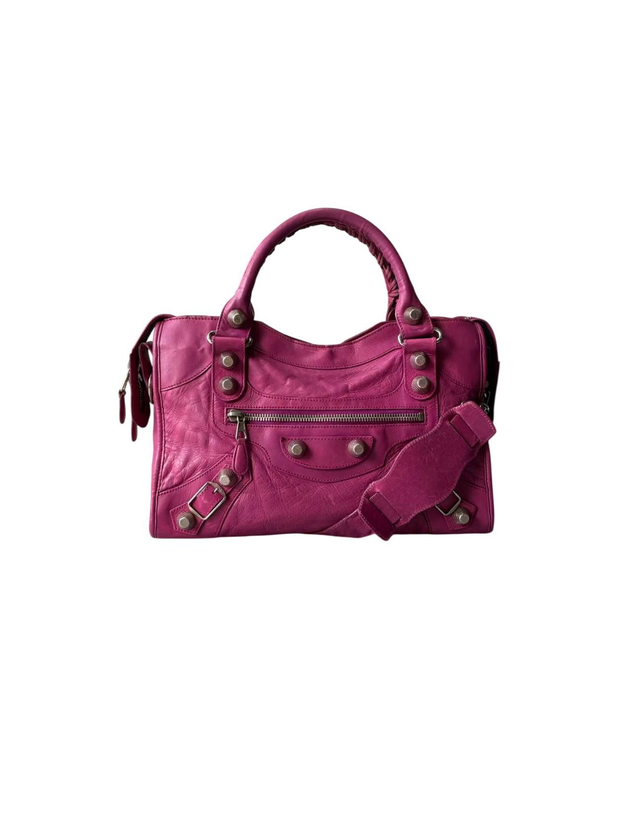 Balenciaga City Giant 21 Purple/Pink Lambskin Bag