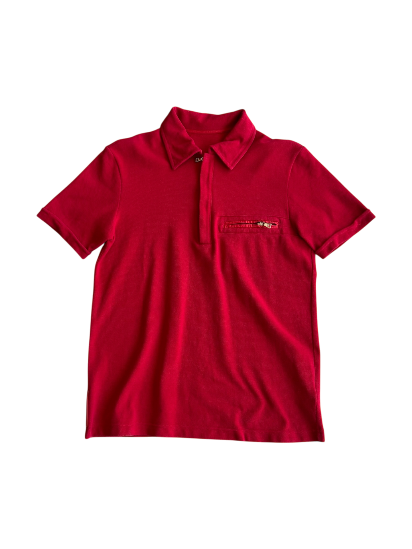 Vintage Prada Red Tab Polo Shirt