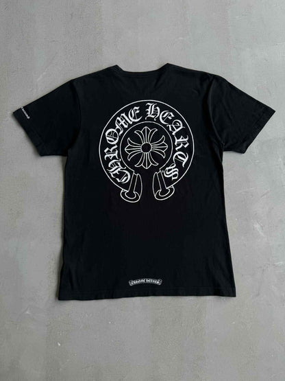 Chrome Hearts Black Horseshoe Design Shirt