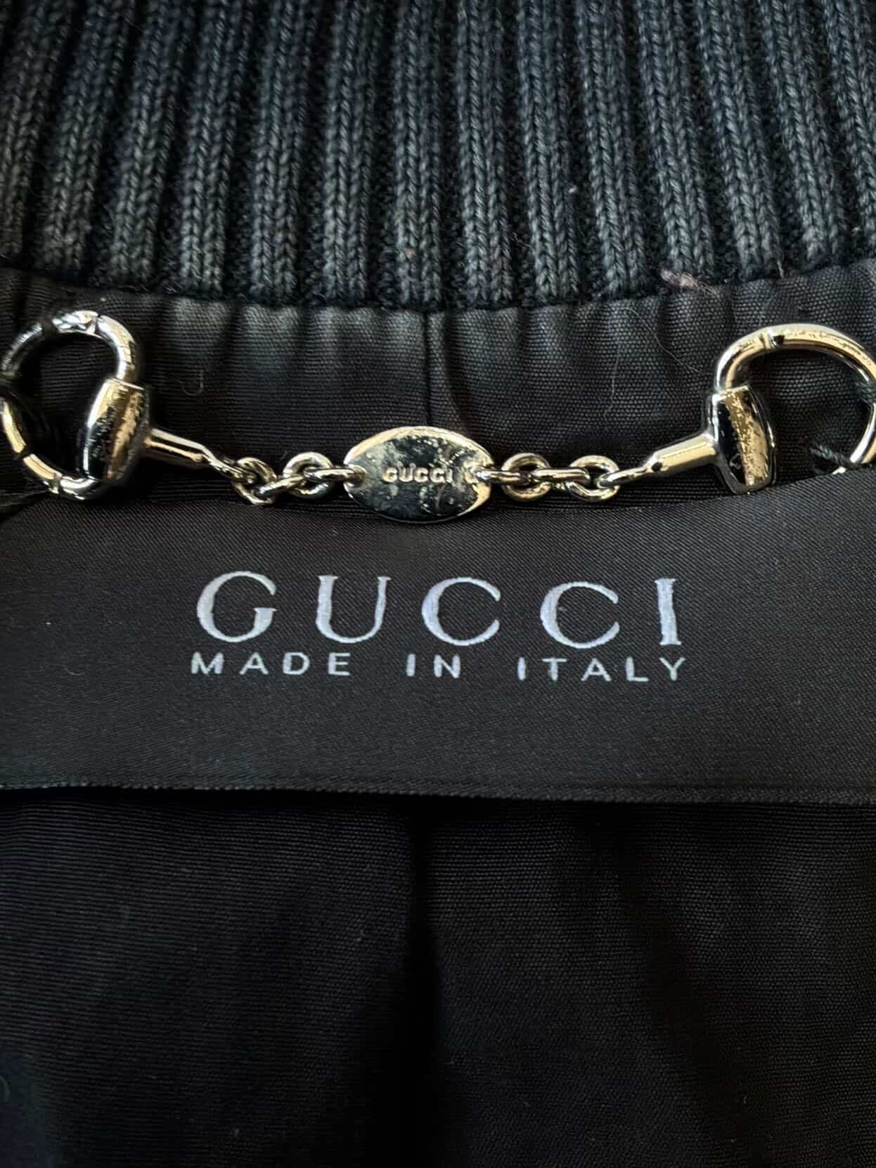 2000’s Womens Gucci Double Zip Leather Jacket