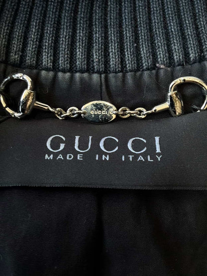 2000’s Womens Gucci Double Zip Leather Jacket