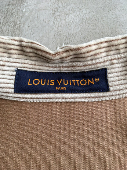 2026 Louis Vuitton Swarovski Monogram Corduroy Shirt