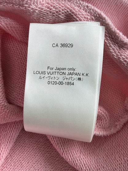 Louis Vuitton Embroidered Cursive Print Crewneck
