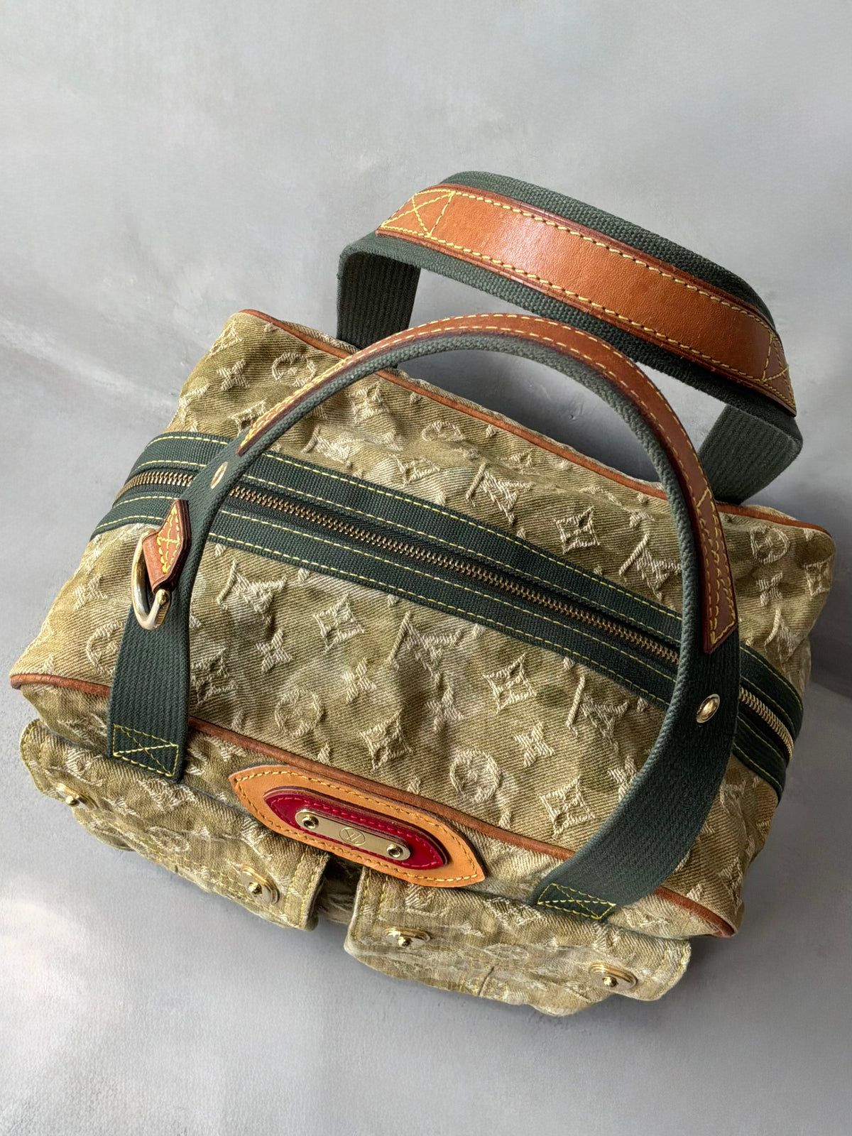 Louis Vuitton x Murakami Monogramouflage Denim Jasmin Bag