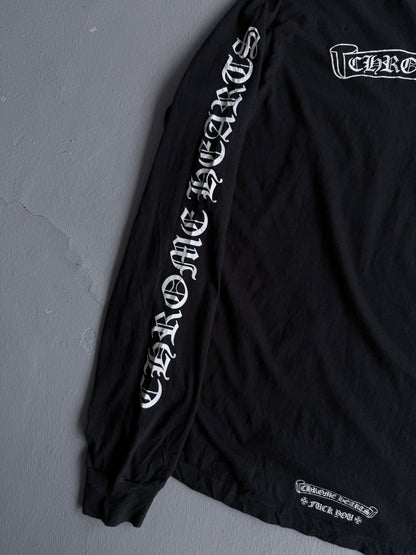 Chrome Hearts Scroll Logo Longsleeves