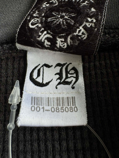 Chrome Hearts Perfect Fade Scroll and Star Thermal Zip Hoodie