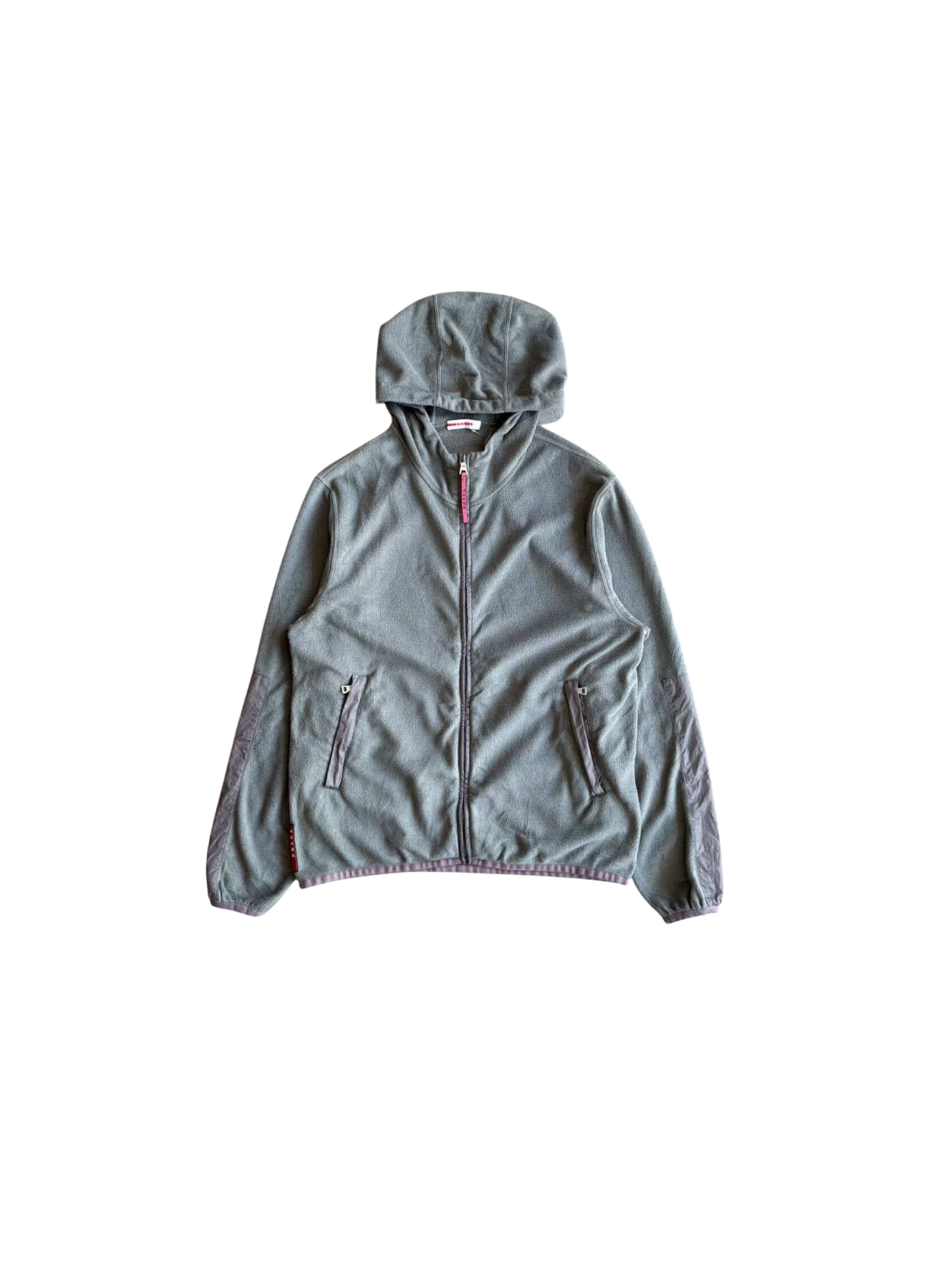 Prada Fleece Zip Hoodie