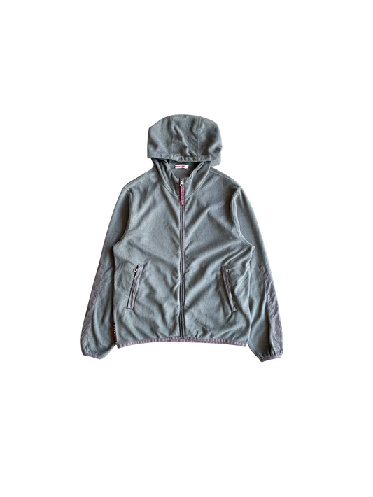 Prada Fleece Zip Hoodie