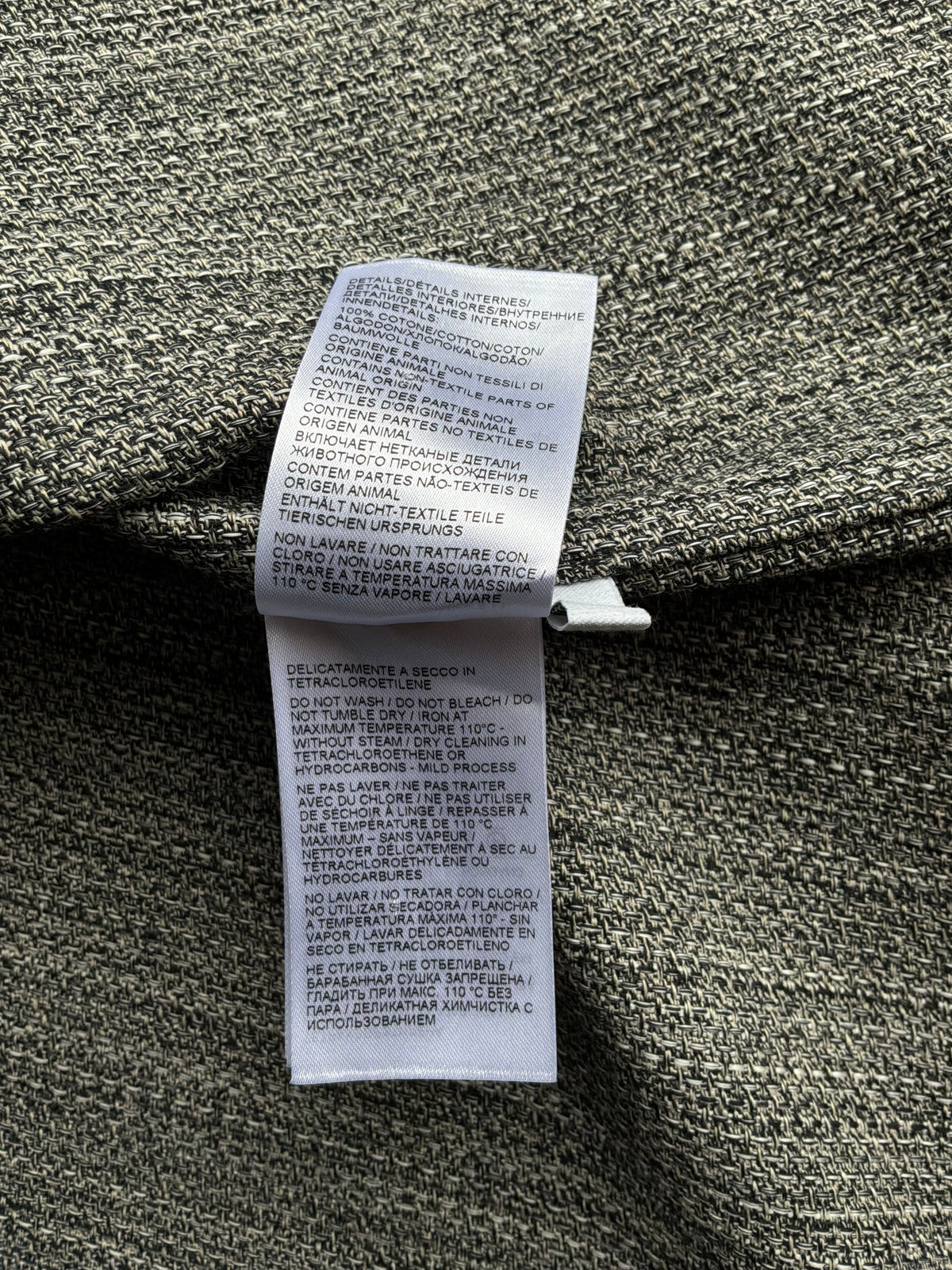 Bottega Venetta Tweed Short Sleeve Shirt