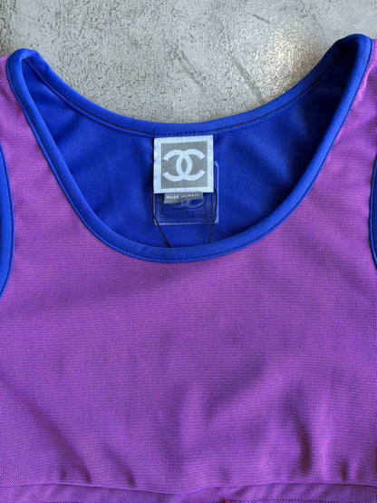 Chanel Sportsline Swim Top