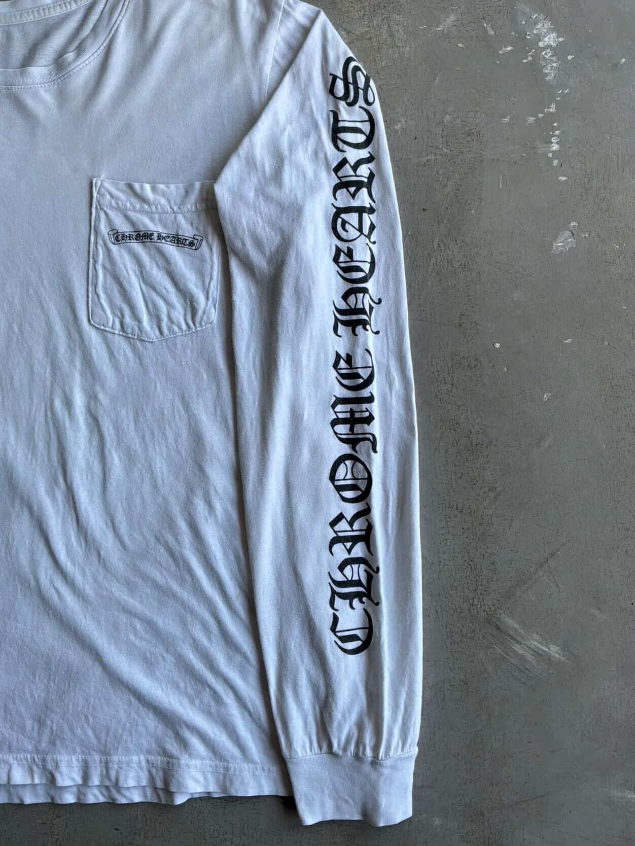 Chrome Hearts Scroll Logo Longsleeves