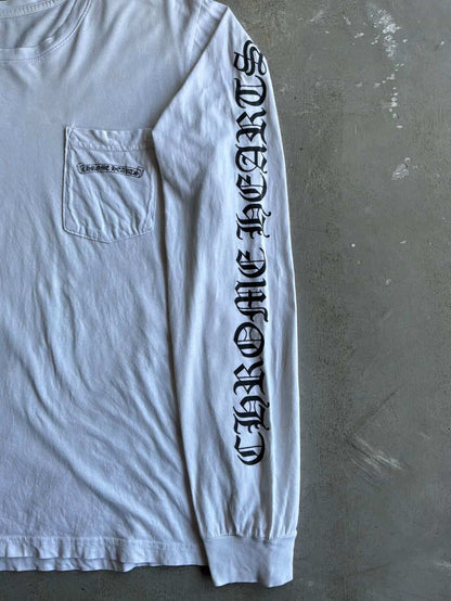 Chrome Hearts Scroll Logo Longsleeves