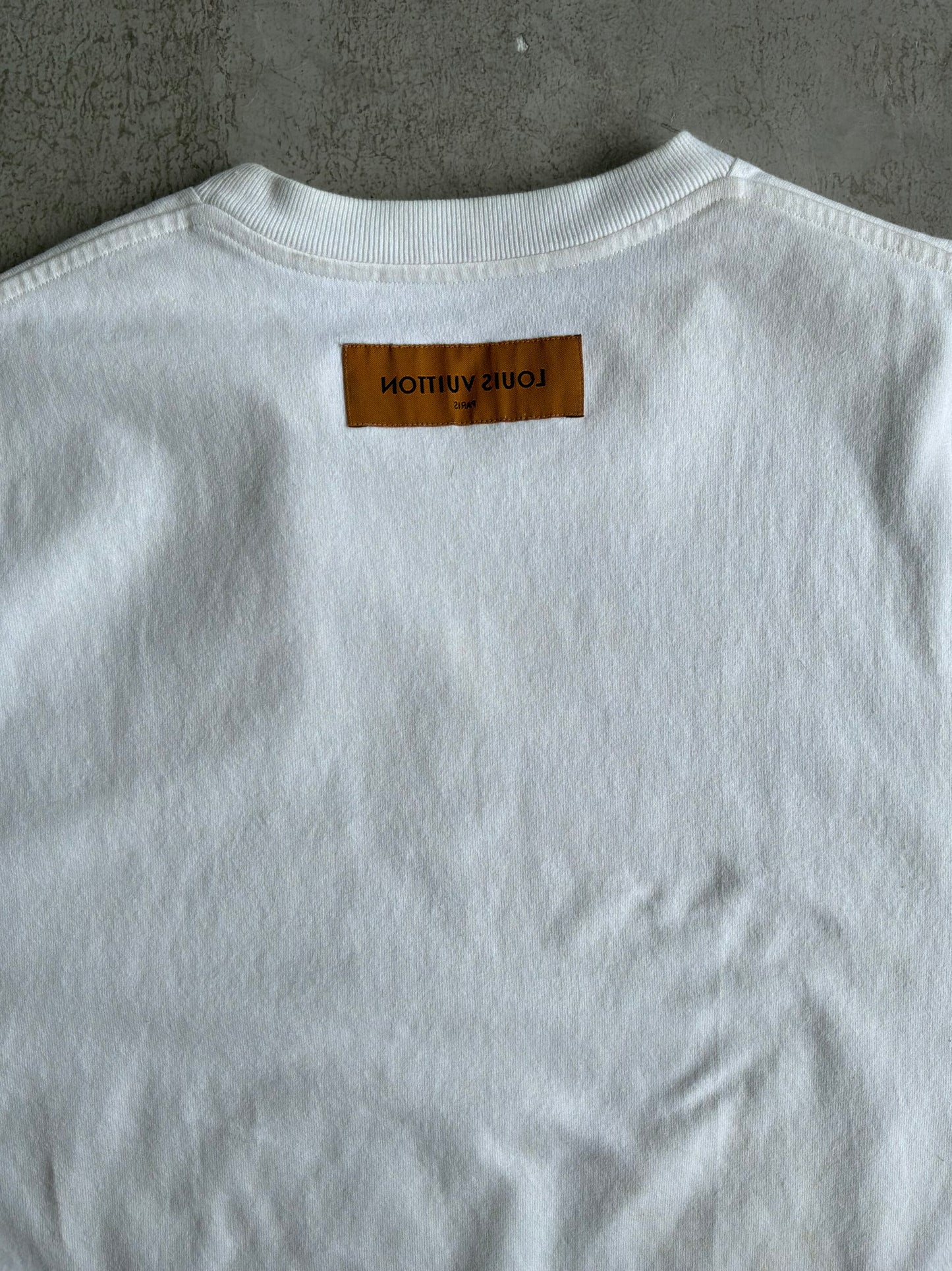 Louis Vuitton Virgil Abloh Graffiti Floral Tee