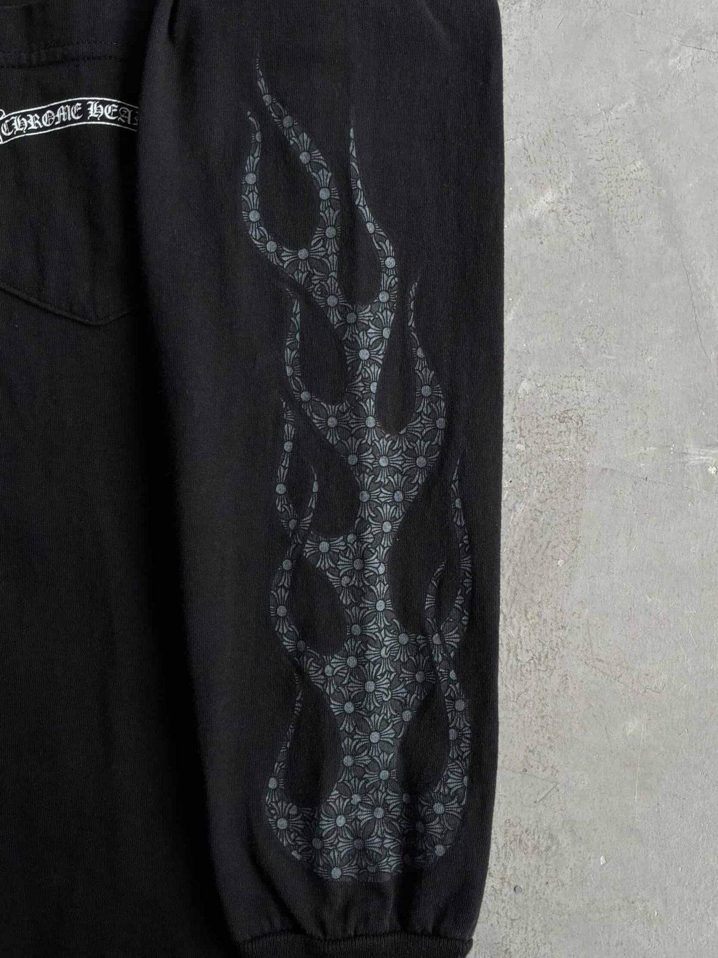 Chrome Hearts Vintage Flame Monogram Longsleeves