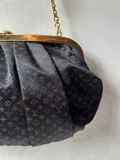 Louis Vuitton Monogram Satin Aumoniere Evening Bag