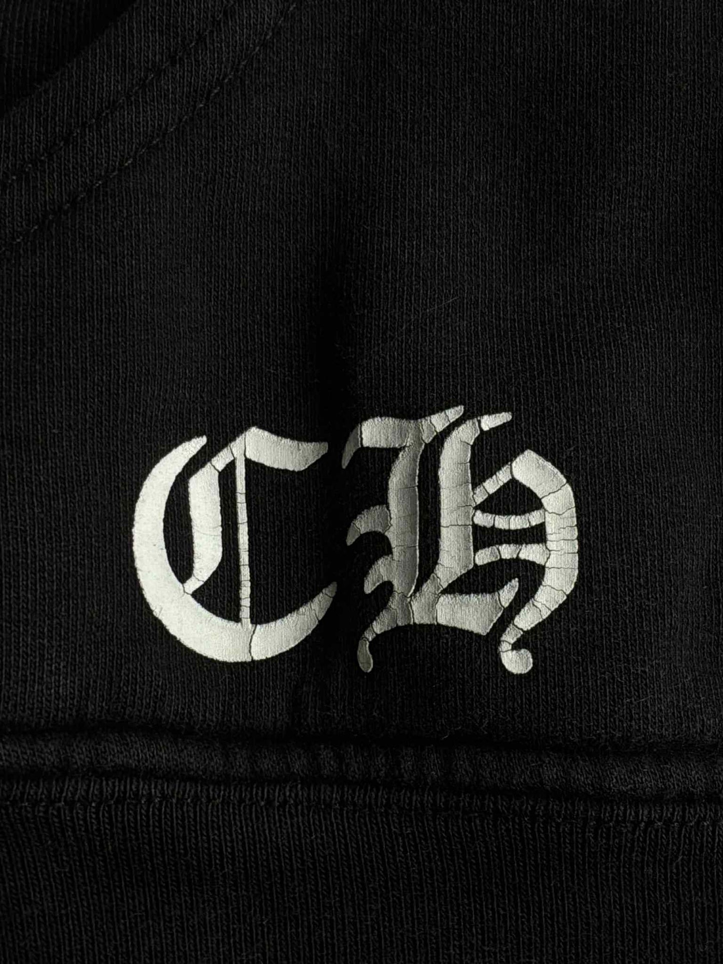 Chrome Hearts Cemetery Horseshoe Thermal Zip Hoodie