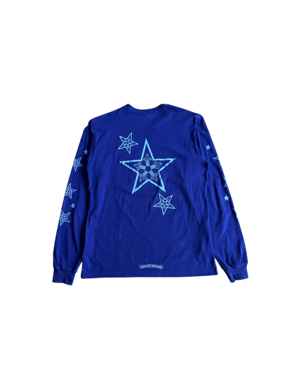 Chrome Hearts Star Longsleeve in Blue