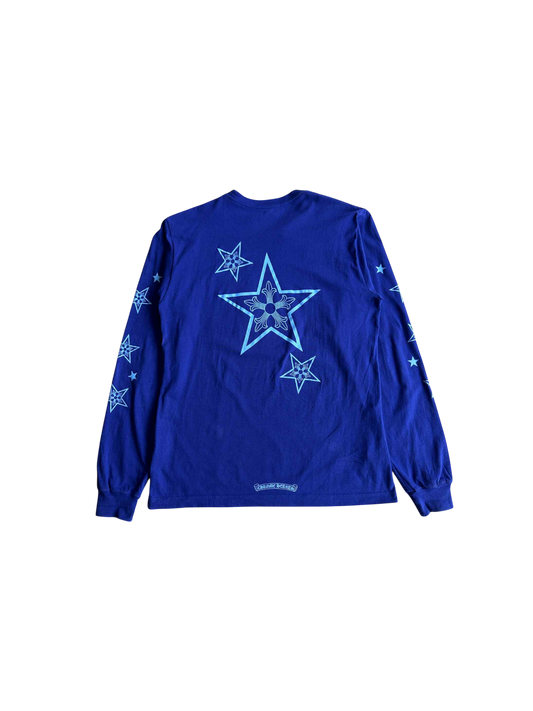 Chrome Hearts Star Longsleeve in Blue