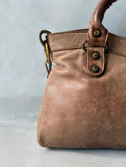 Balenciaga Le First Lambskin Brown Bag
