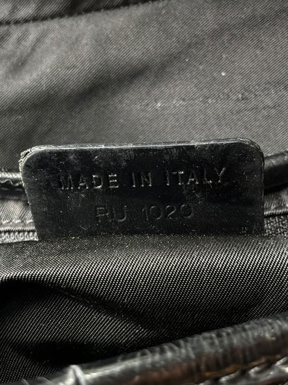 Dior Black Nylon Saddle Bag