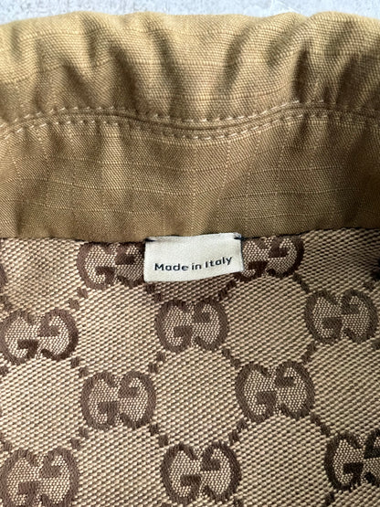 Gucci Tan Monogram Reversible Jacket