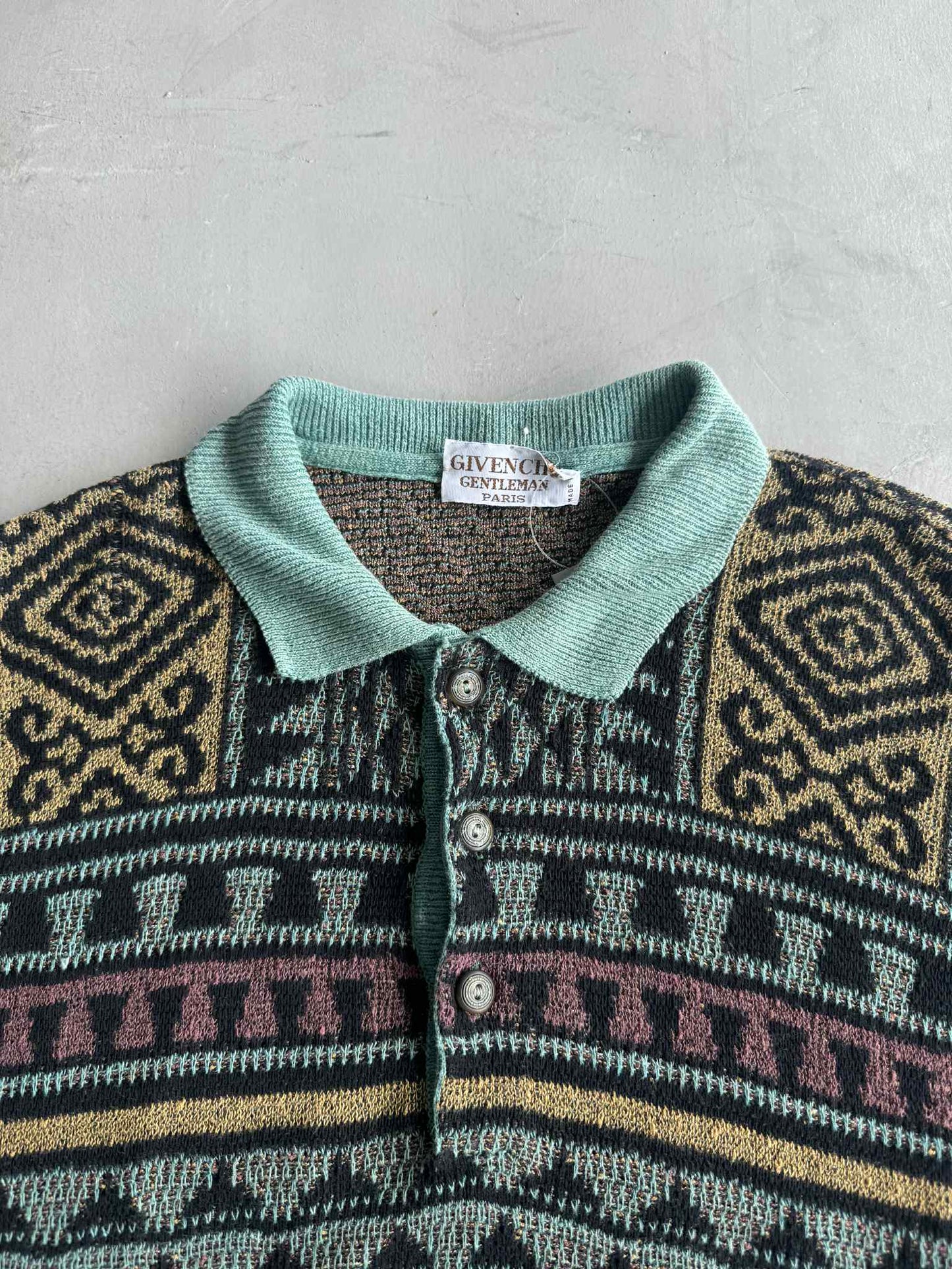 Givenchy Gentleman Paris knit Polo Shirt