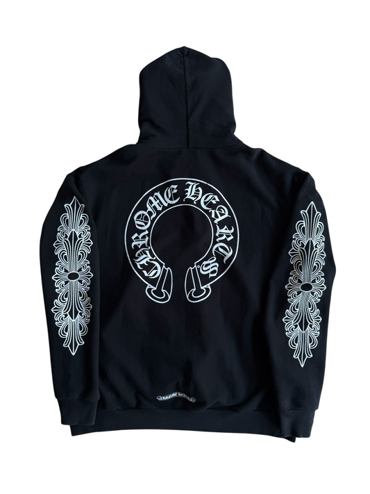 Chrome Hearts Horseshoe Floral Hoodie