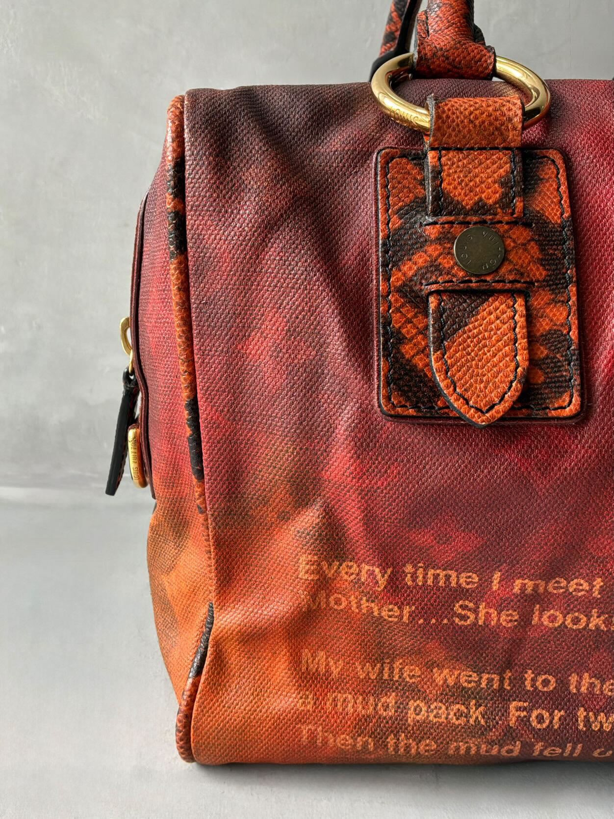 Louis Vuitton X Richard Prince Monogram Snakeskin Bag