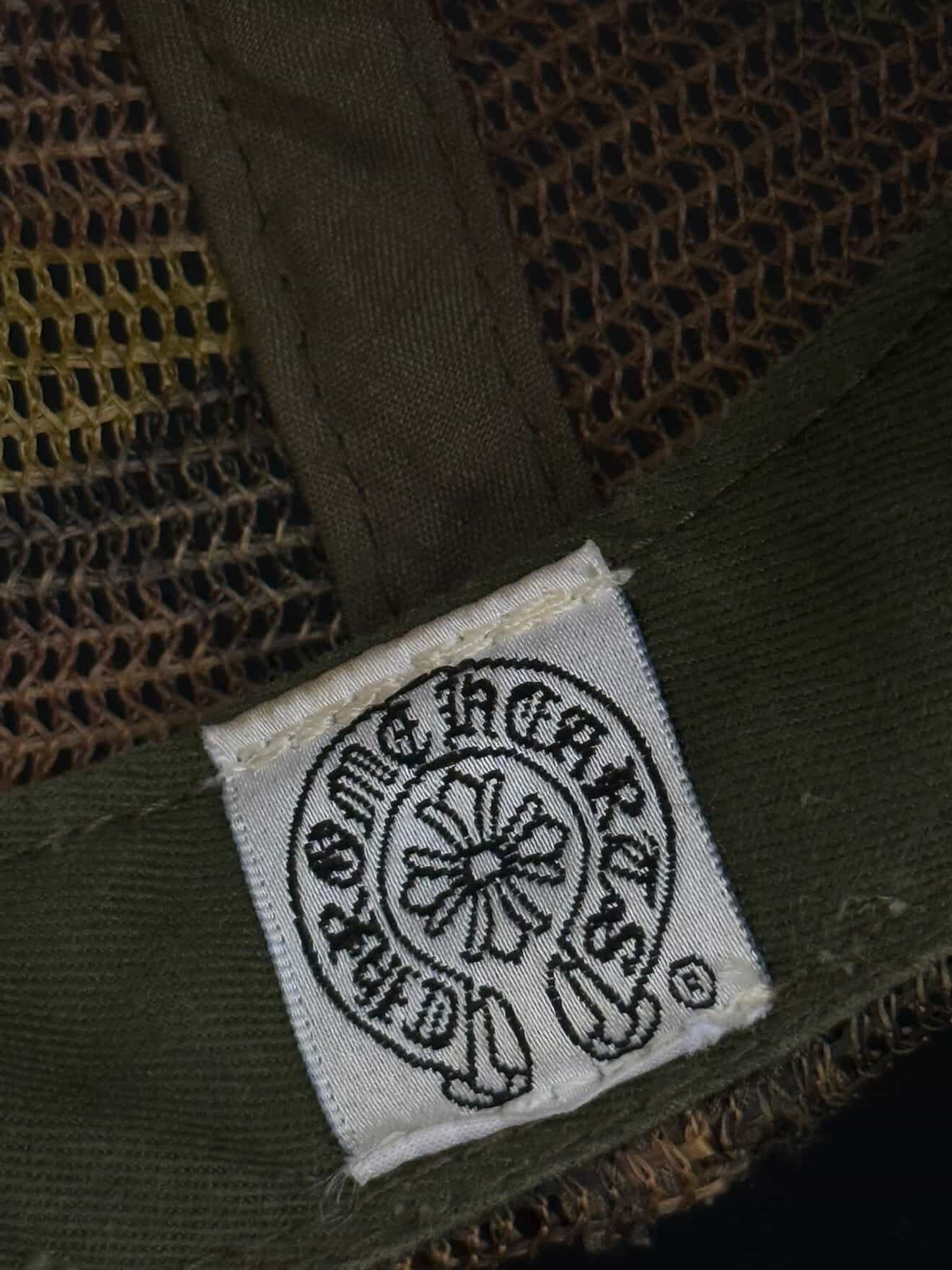 Chrome Hearts Vintage ‘FUCK’ Embroidered Camouflage Trucker Hat