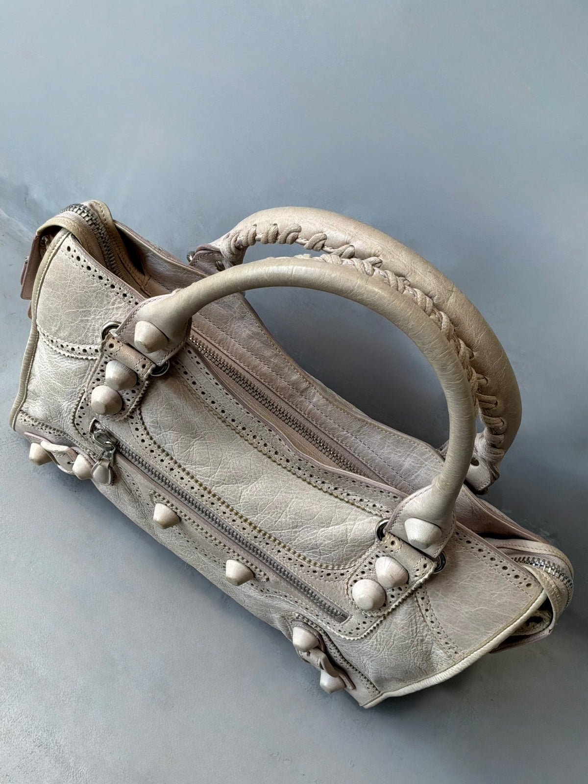 Balenciaga Classic City Light Pink on Brouges Lambskin Bag