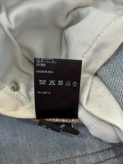 Amiri Light Washed Open Ankle Denim Pants
