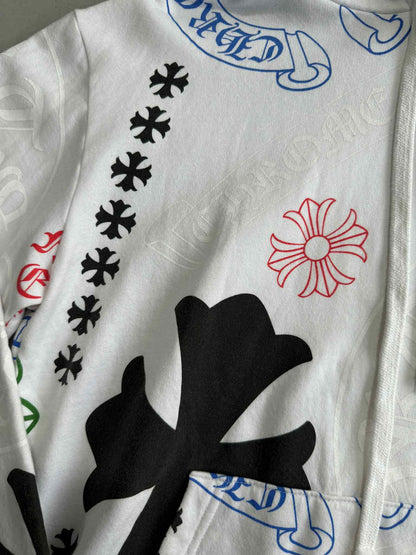 Chrome Hearts Stencil Pullover Hoodie