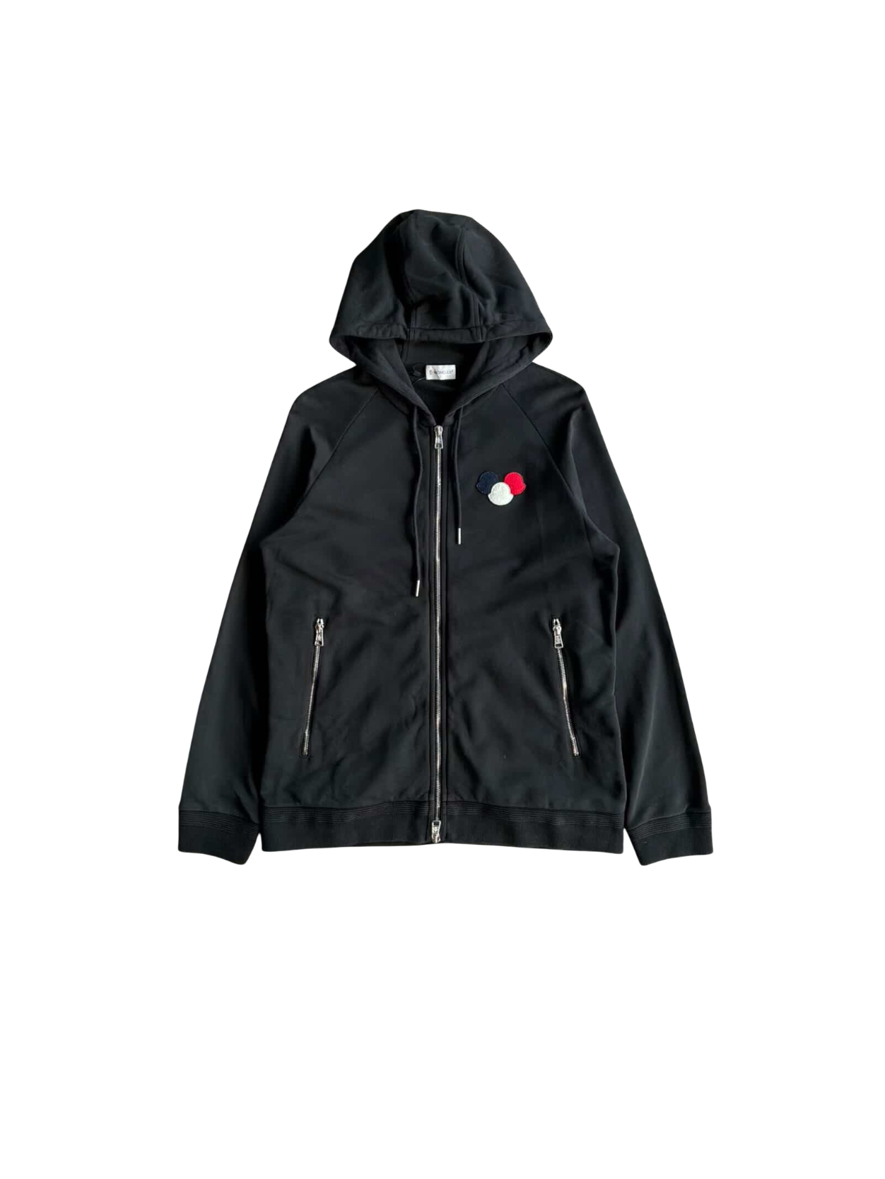 Moncler Tri-Logo Zip Hoodie