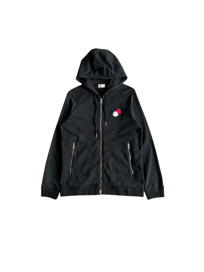 Moncler Tri-Logo Zip Hoodie