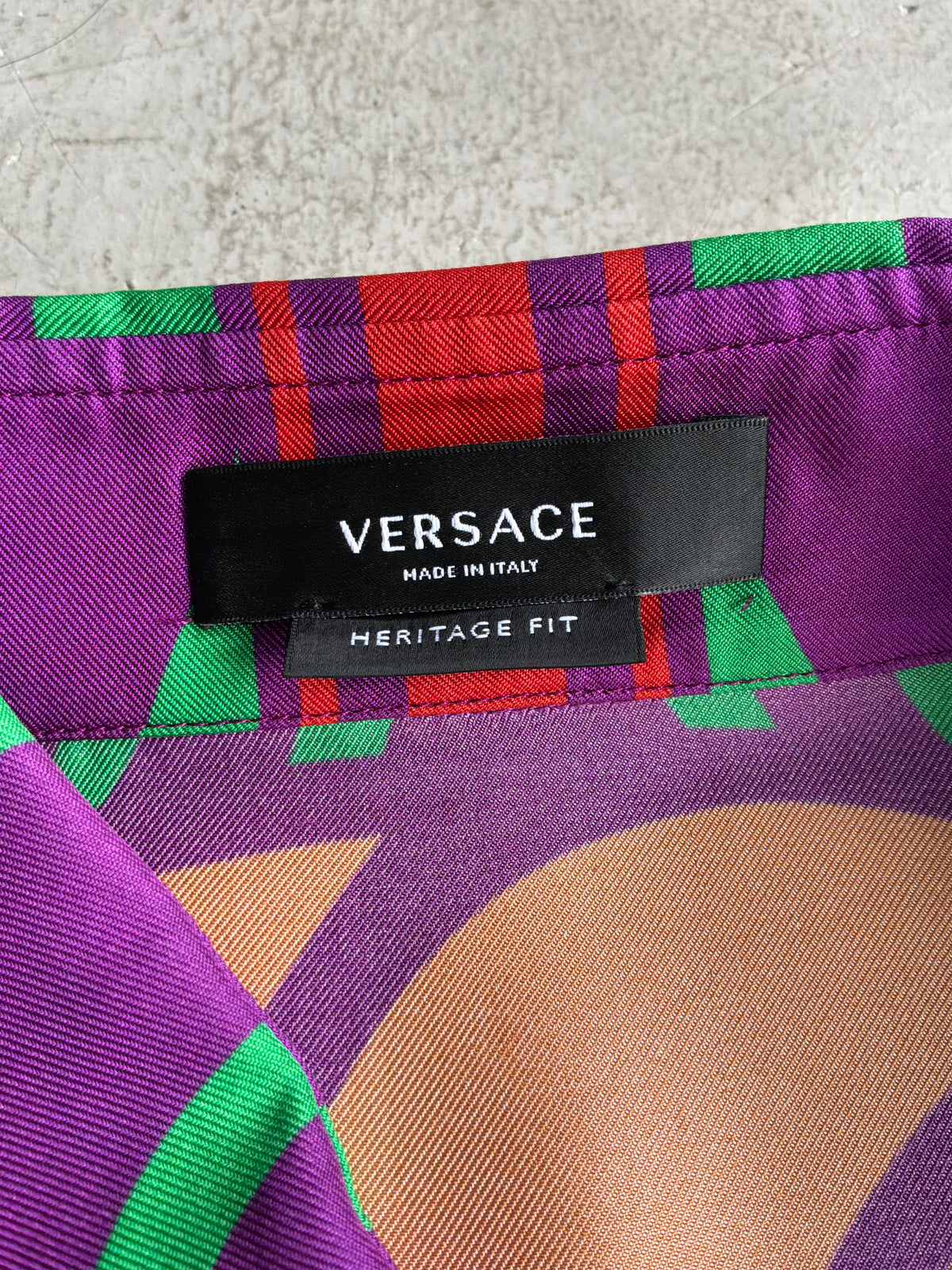 Versace Medusa Music Silk Shirt