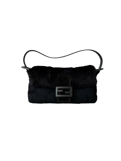 Fendi Rabbit Fur Baguette Bag