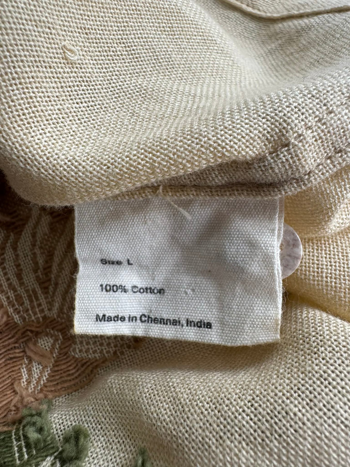 Bode Beige Full Bloom Shirt