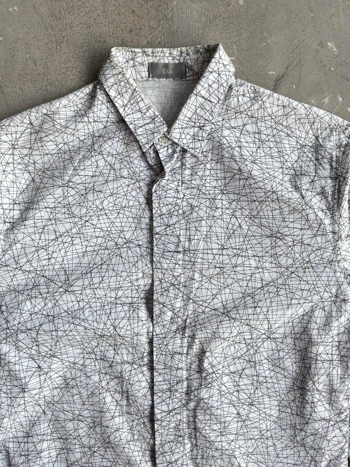 Dior Assymetrical Design Polo Longsleeves