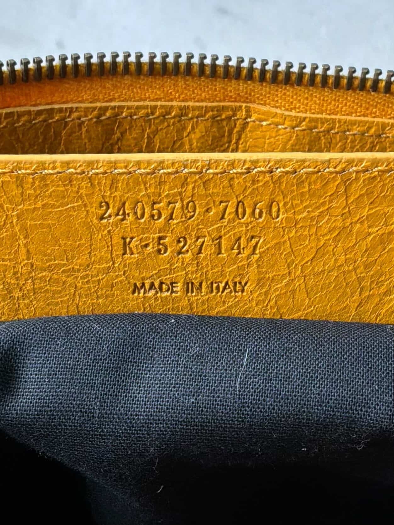 Balenciaga City Town Yellow Crossbody Lambskin Bag