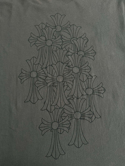 Chrome Hearts Cemetery Army Green Tee