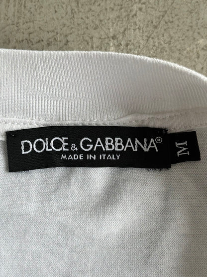 Dolce and Gabbana Spellout White Tee
