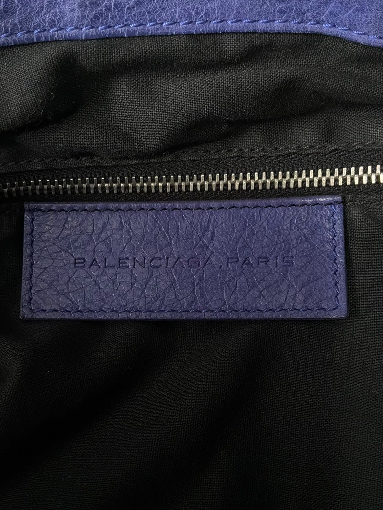 Balenciaga Work Giant 21 Purple Lambskin Bag