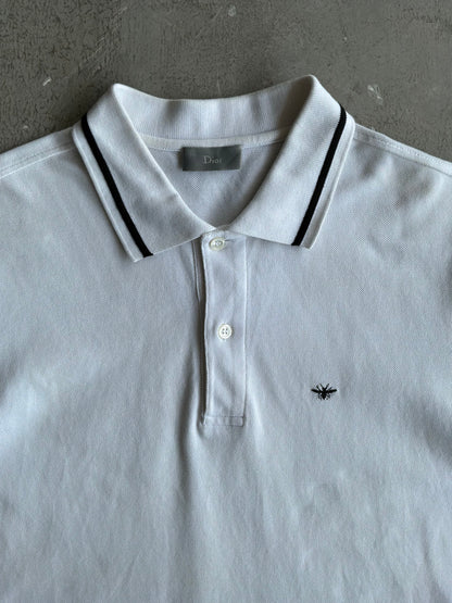 Dior Bee White Polo Shirt