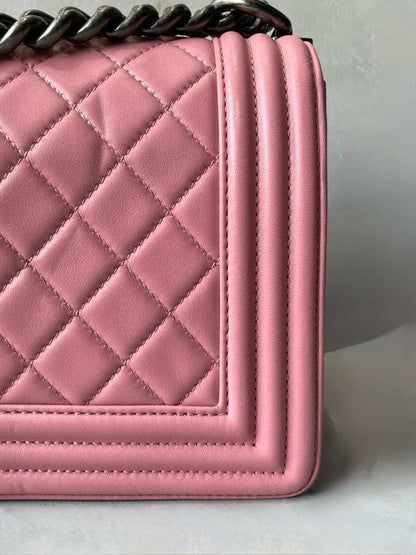 Chanel Light Pink Boy Bag