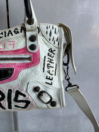 Balenciaga Classic City Graffiti Mini