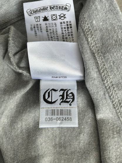 Chrome Hearts Three Logo Gray Mini Dress